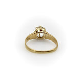Victorian 18K Gold Old Mine Cut Diamond Ring ring Kirsten's Corner 