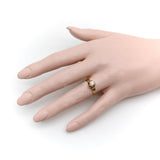 Victorian 18K Gold Old Mine Cut Diamond Ring ring Kirsten's Corner 