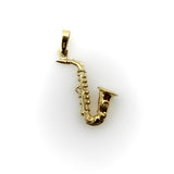 Vintage 18K Gołd Saxophone Charm Kirsten's Corner 