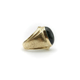 14K Gold Vintage Prehnite Cabochon Ring ring Kirsten's Corner 