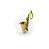 Vintage 18K Gołd Saxophone Charm Kirsten's Corner 