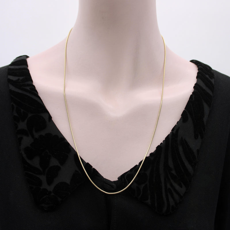 Vintage 14K Gold 24” Snake Chain Kirsten's Corner 