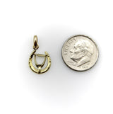 Edwardian 14K Gold Horse Shoe and Stirrup Charm Kirsten's Corner 