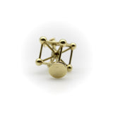Vintage 14K Gold Atomium Molecule Charm Pendant, Charm Kirsten's Corner 