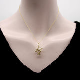 Vintage 14K Gold Atomium Molecule Charm Pendant, Charm Kirsten's Corner 