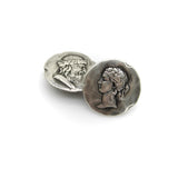 Victorian George Shiebler Sterling Silver Homeric Cufflinks Cufflinks Kirsten's Corner 