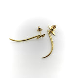 18K Gold Tiffany & Co. Paloma Picasso Zig-Zag Scribble Earrings Tiffany & Co. 