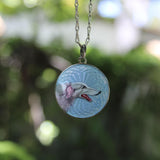 Swedish Sterling Silver Enamel Portrait of a Sighthound jewelry Kirsten's Corner 