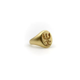 18K Gold Victorian Eagle Intaglio Signet Ring Ring Kirsten's Corner 