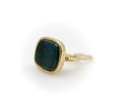 14K Gold Georgian Double Dolphin Fob with Bloodstone Cartouche Kirsten's Corner 