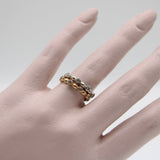 Vintage 14K White Gold Diamond Bubble Ring jewelry Kirsten's Corner 