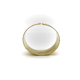 Marika Desert Gold 14K Gold Cuff Bracelet with Diamond Wave Bracelet Kirsten's Corner 