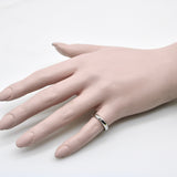 Vintage 14K White Gold Band with Diamond Etoile Ring jewelry Kirsten's Corner 