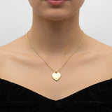 Vintage 18K Gold Blank Tiffany & Co. Heart Tag Charm Pendant, Charm Tiffany & Co. 