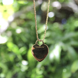 Vintage 18K Gold Blank Tiffany & Co. Heart Tag Charm Pendant, Charm Tiffany & Co. 