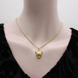 Vintage 18K Gold Egyptian Revival Sekhmet Lion Pendant from Egypt Pendant Kirsten's Corner 