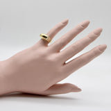 Vintage Bvlgari Tronchetto Two-Tone 18K Gold Ring ring Kirsten's Corner 
