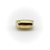 Vintage Bvlgari Tronchetto Two-Tone 18K Gold Ring ring Kirsten's Corner 