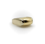 Vintage Bvlgari Tronchetto Two-Tone 18K Gold Ring ring Kirsten's Corner 