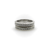 14K White Gold 1 Carat Diamond Chanel Set Eternity Band Kirsten's Corner 