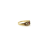 Victorian 18K Gold Ruby and Diamond Ring Ring Kirsten's Corner Jewelry 