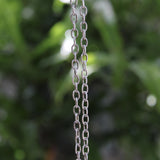 Vintage Sterling Silver 24” Open Link Chain by Brother Wolf Chain Kirsten's Corner 