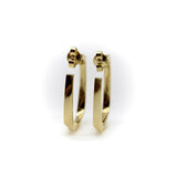 Vintage 18K Gold Frank Gehry Torque Hoop Earrings for Tiffany & Co Earrings Kirsten's Corner 