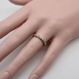 Vintage 14K White Gold Diamond Bubble Ring jewelry Kirsten's Corner 