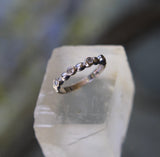 Vintage 14K White Gold Diamond Bubble Ring jewelry Kirsten's Corner 
