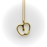 Vintage 18K Gold Elsa Peretti Small Apple Necklace for Tiffany & Co. Necklace Kirsten's Corner 