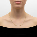 Vintage 14K Gold Bar Link and Rope Chain Chain Kirsten's Corner 