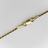 Vintage 14k Gold UnoAErre Dainty Rope Chain