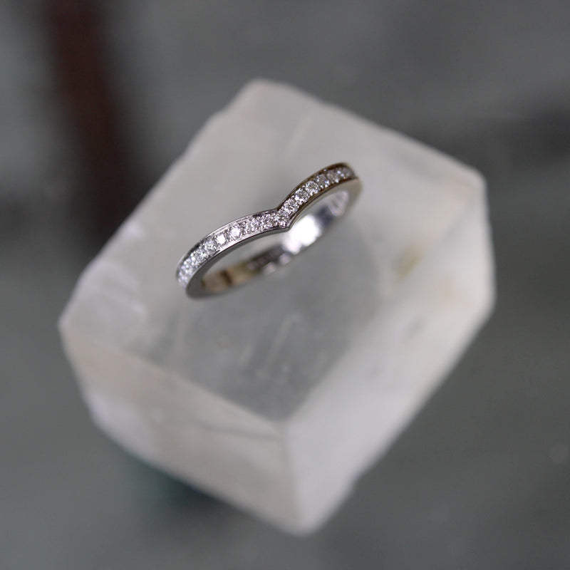 Chaumet Joséphine Aigrette Platinum Diamond Wedding Band Chaumet 