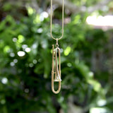 Vintage 14K Gołd Mechanical Slide Trombone Pendant Pendant Kirsten's Corner 