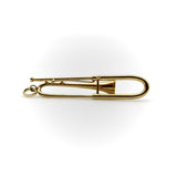 Vintage 14K Gołd Mechanical Slide Trombone Pendant Pendant Kirsten's Corner 