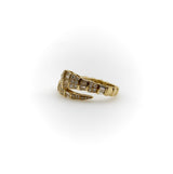 Vintage 14K Gold Diamond Snake Bypass Ring RING Kirsten's Corner 