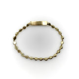 Georgian 14K Gold Diamond Ruby Bracelet jewelry Kirsten's Corner 