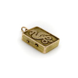 14K Gold Victorian Celtic Animal Locket jewelry Kirsten's Corner 