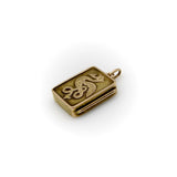 14K Gold Victorian Celtic Animal Locket jewelry Kirsten's Corner 