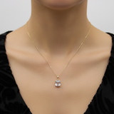 Signature 14K Gold Rainbow Moonstone Pendant