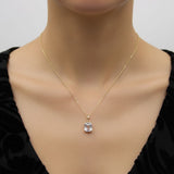 Signature 14K Gold Rainbow Moonstone Pendant Pendant Kirsten's Corner 