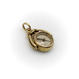 Victorian 18K Gold Swivel Fob with Compass and Hardstone Intaglio jewelry Kirsten's Corner 