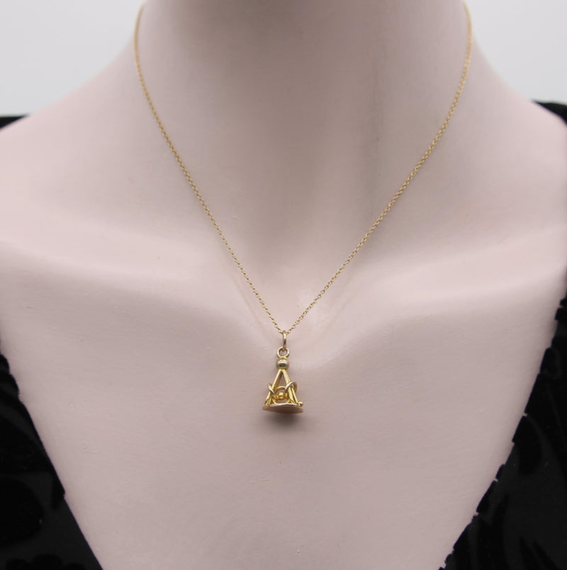 Edwardian 9K Gold Heart Fob Kirsten's Corner 