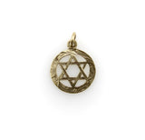 Vintage 9K Gold Hand Engraved Star of David jewelry Kirsten's Corner 