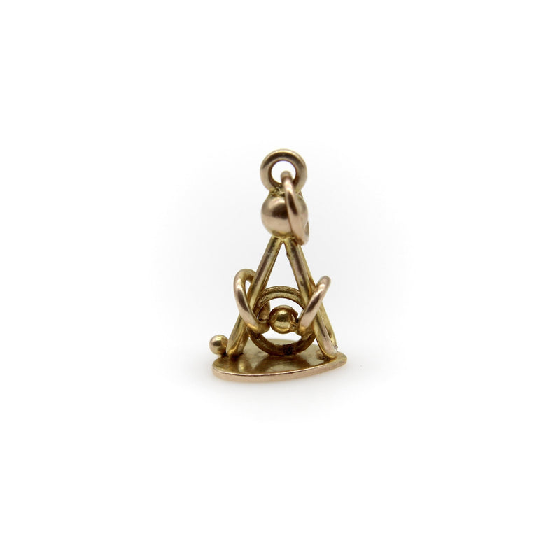 Edwardian 9K Gold Heart Fob Kirsten's Corner 