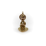 Edwardian 9K Gold Heart Fob Kirsten's Corner 