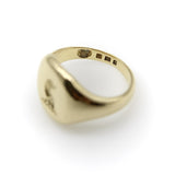 18K Gold Goldsmiths and Silversmiths Eagle Intaglio Signet Ring Kirsten's Corner 