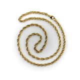 Vintage 14K Gold 18” Rope Chain Chain Kirsten's Corner 
