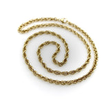 Vintage 14K Gold 18” Rope Chain Chain Kirsten's Corner 