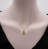 Vintage 14K Gold Mary Mother of God Pendant jewelry Kirsten's Corner 